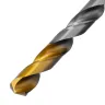 Сверло спиральное по металлу Denzel 12 x 205 мм, Р6М5, Golden Tip, удлиненное 718265 купить в Магнитогорске
