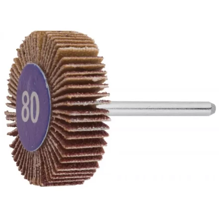 Круг ЗУБР веерный на шпильке, P 80, d 32x10x3,2 мм, L 45мм, 1шт 35934 купить в Магнитогорске