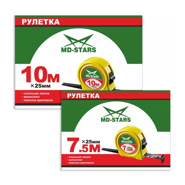 Рулетка измерительная MD-STARS 67-7525 купить в Магнитогорске