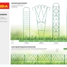 Забор декоративный GRINDA "ПЛЕТЕНЬ", 24x320см, зеленый 422207-G купить в Магнитогорске