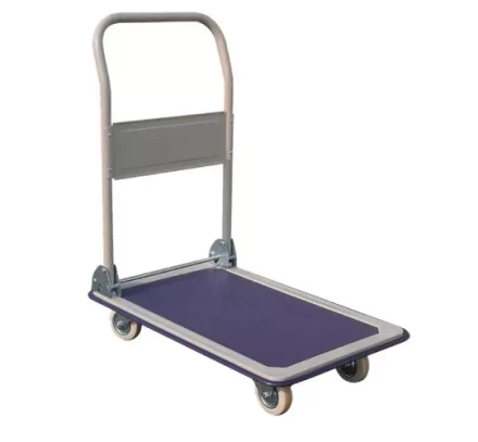 Тележка платформенная пластиковая 200 кг TOR PH200P (480x740) со складной ручкой (пластик, 10 1023084 купить в Магнитогорске