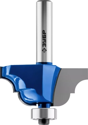 ЗУБР 42.8 x 19 мм, радиус 6.3 мм, фреза кромочная калевочная №4, Профессионал (28705-42.8) купить в Магнитогорске