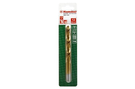 Сверло по металлу HAMMER Ф12х151мм (DR MT 12,0мм*151/101мм) купить в Магнитогорске