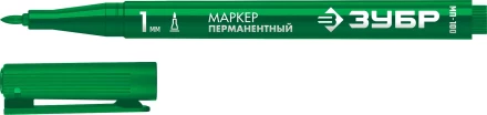 ЗУБР МП-100 зеленый, 1 мм перманентный маркер (06320-4) купить в Магнитогорске