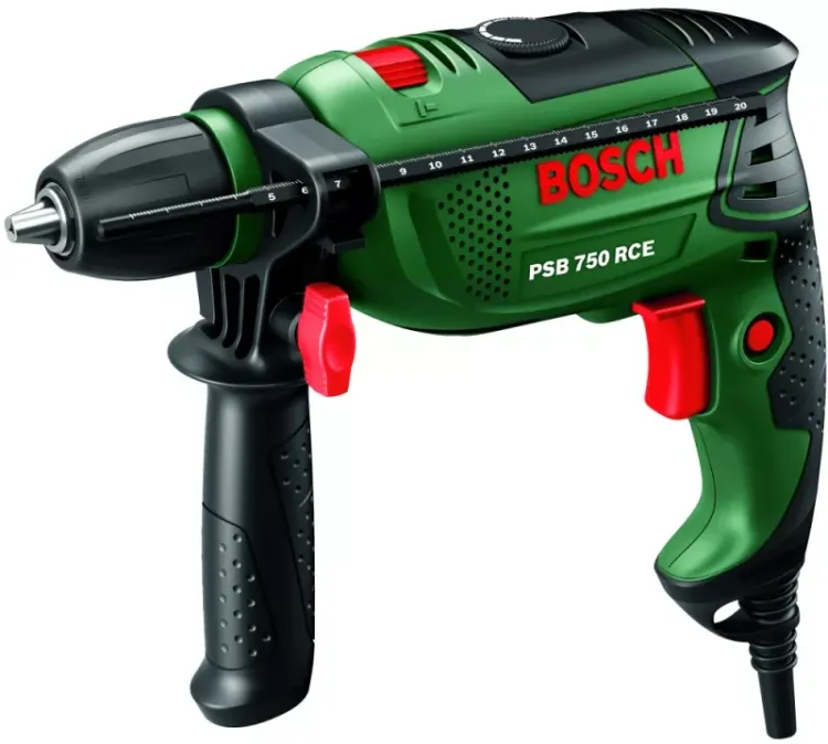 Дрель ударная BOSCH PSB 750 RСE (0.603.128.520) купить в Магнитогорске