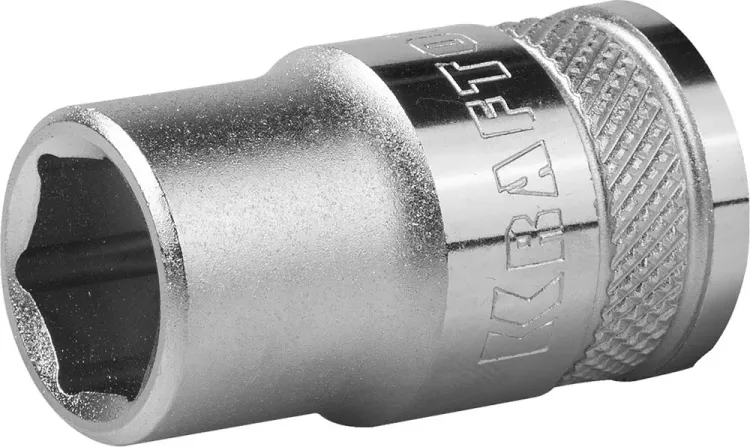 Торцовая головка KRAFTOOL "INDUSTRIE QUALITAT", Cr-V, FLANK, хромосатинированная, 1/2", 13 мм 27805-13_z01 купить в Магнитогорске