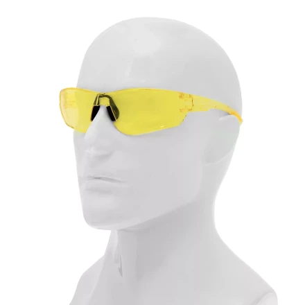 Очки защитные открытые Denzel 89199, поликарбонатные, желтая линза купить в Магнитогорске