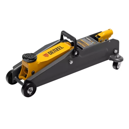 Домкрат гидравлический подкатной Denzel 51230, 2 т, 135-385 мм купить в Магнитогорске