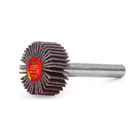 Круг MESSER шлифовальный лепестковый с оправкой (на шпильке) 22х10х6  #80 купить в Магнитогорске