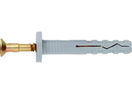 Дюбель-гвоздь полипропиленовый с цилиндрическим бортиком 8х140 мм 100 шт ШУРУПЬ 42159 купить в Магнитогорске