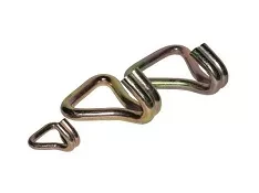 Крюки J-образные двойные для стяжных ремней р-н 10 тонн лента 100 мм сталь купить в Магнитогорске