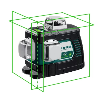 Нивелир лазерный  LLG3D зеленый 34641 купить в Магнитогорске