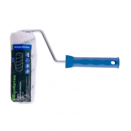 Валик &quot;Водные краски&quot; 180 мм ворс 12 мм D 48 мм D ручки 8 мм полиэстер Сибртех 80136 купить в Магнитогорске