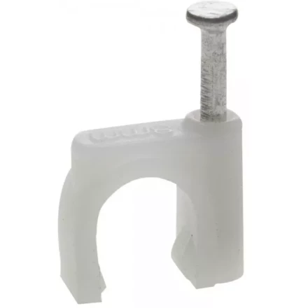 ЗУБР &quot;МАСТЕР&quot;. Скоба-держатель для круглого кабеля, с оцинкованным гвоздем, 9 мм, 40 шт 45111-09 купить в Магнитогорске