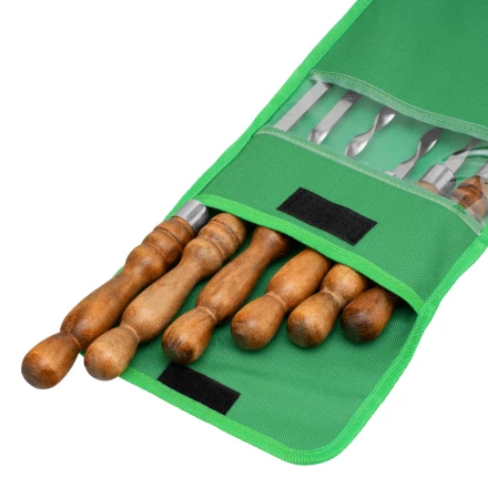 Набор шампуров плоских, 650 мм, с деревянной рукояткой, в чехле, 6 шт., Camping// Palisad 69753 купить в Магнитогорске