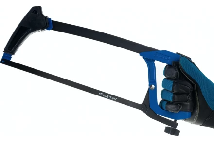 Ножовка ЗУБР &quot;МАСТЕР&quot; по металлу, биметаллическое полотно, усиленная рамка, металлическая обрезиненная ручка, 300 м 15774_z02 купить в Магнитогорске