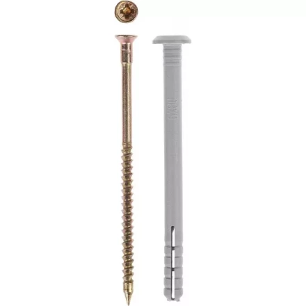 Дюбель-гвоздь ЗУБР &quot;МАСТЕР&quot; полипропиленовый, грибовидный бортик, 6 x 80 мм, 950 шт 4-301350-06-080 купить в Магнитогорске