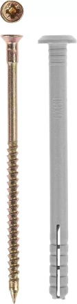 Дюбель-гвоздь ЗУБР &quot;МАСТЕР&quot; полипропиленовый, грибовидный бортик, 6 x 80 мм, 950 шт 4-301350-06-080 купить в Магнитогорске
