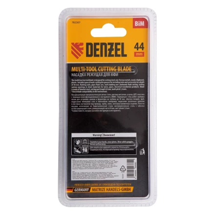 Насадка для МФИ режущая Т-образная, BiM, по металлу, дереву, пластику, 44 x 1.4 мм, мелкий зуб Denzel 782307 купить в Магнитогорске