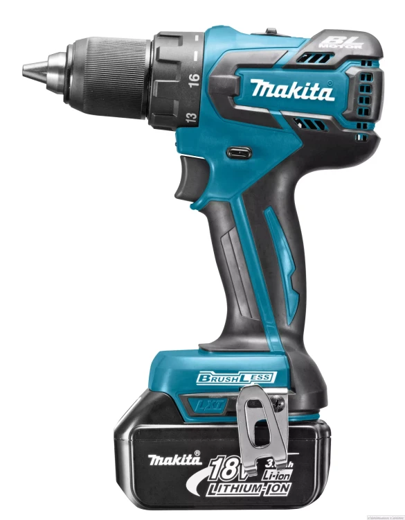 Аккумуляторная ударная дрель-шуруповерт Makita BHP343RFE купить в Магнитогорске