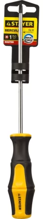 Отвертка STAYER &quot;MASTER&quot; &quot;HERCULES&quot;, Сr-V, противоскользящая рукоятка, PH1x150мм 25052-1-15_z02 купить в Магнитогорске