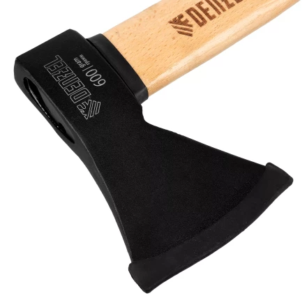 Топор, 600 г Denzel, кованый, буковое топорище 21631 купить в Магнитогорске