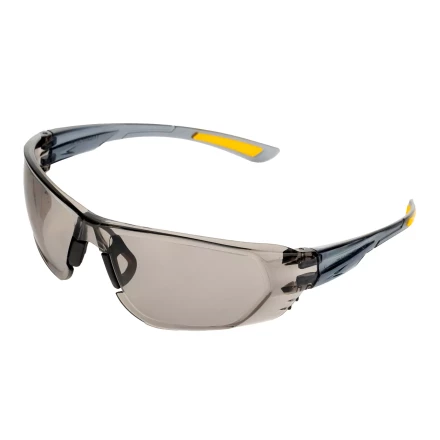 Очки защитные открытые Denzel 89200, поликарбонатные, дымчатая линза купить в Магнитогорске