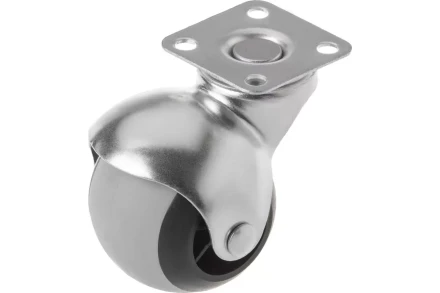 Колесо мебельное поворотное резиновое SCmg 20 40 мм 1047173 купить в Магнитогорске