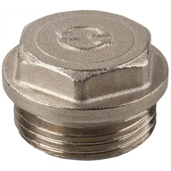 Заглушка GENERAL FITTINGS, 6-ти гранная головка с прижимной шайбой, латунь, наружная резьба, 1" 51100-1 купить в Магнитогорске