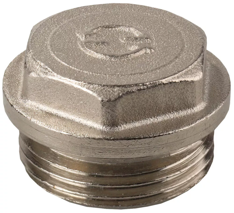 Заглушка GENERAL FITTINGS, 6-ти гранная головка с прижимной шайбой, латунь, наружная резьба, 1" 51100-1 купить в Магнитогорске
