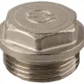 Заглушка GENERAL FITTINGS, 6-ти гранная головка с прижимной шайбой, латунь, наружная резьба, 1" 51100-1 купить в Магнитогорске