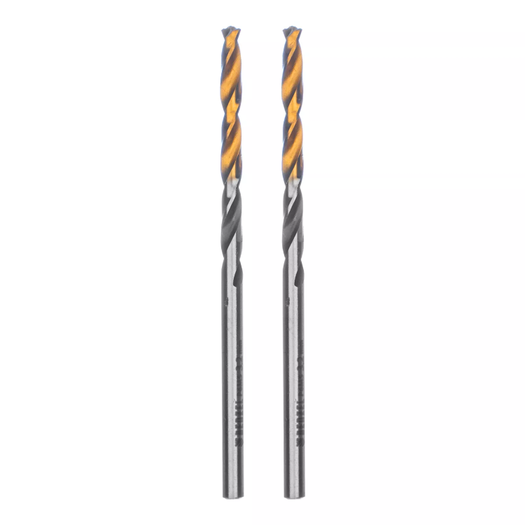 Сверло спиральное по металлу 3,2 x 65мм, Р6М5, Golden Tip, многогранная заточка, 2шт. Denzel 718269 купить в Магнитогорске
