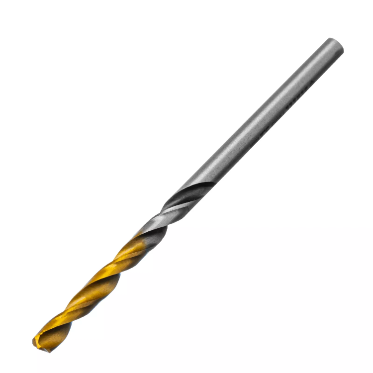 Сверло спиральное по металлу 3,2 x 65мм, Р6М5, Golden Tip, многогранная заточка, 2шт. Denzel 718269 купить в Магнитогорске