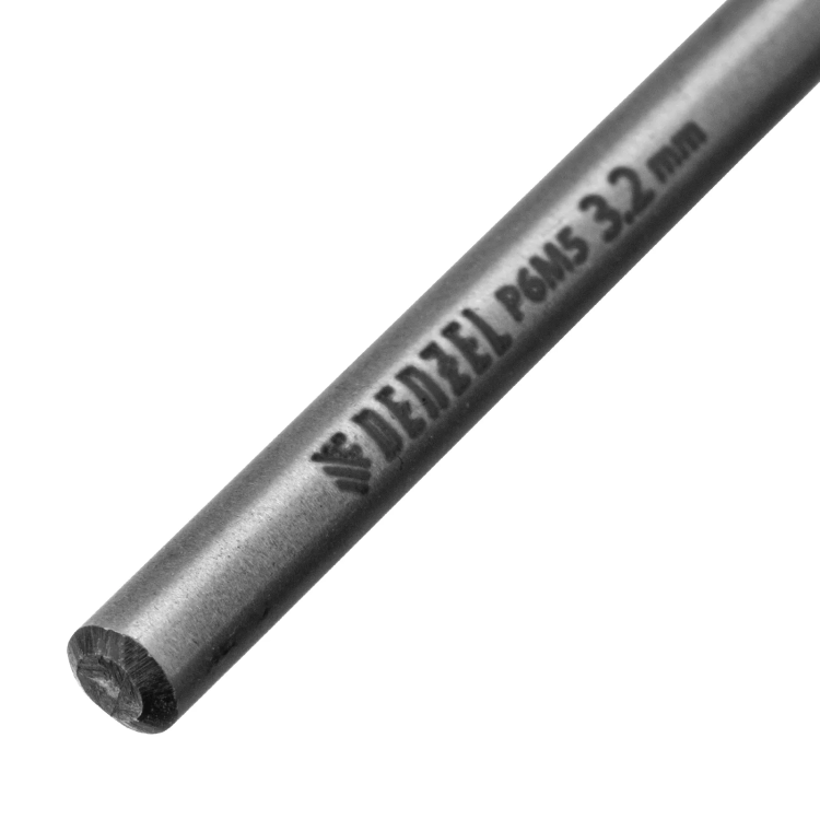 Сверло спиральное по металлу 3,2 x 65мм, Р6М5, Golden Tip, многогранная заточка, 2шт. Denzel 718269 купить в Магнитогорске
