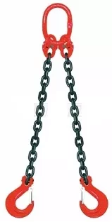 Строп 2СЦ-4.50 т. L1 цепи=3.10м на конце ОВ. L2 цепи 600мм на конце крюк 8 кл нестандарт купить в Магнитогорске