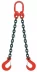 Строп 2СЦ-4.50 т. L1 цепи=3.10м на конце ОВ. L2 цепи 600мм на конце крюк 8 кл нестандарт купить в Магнитогорске