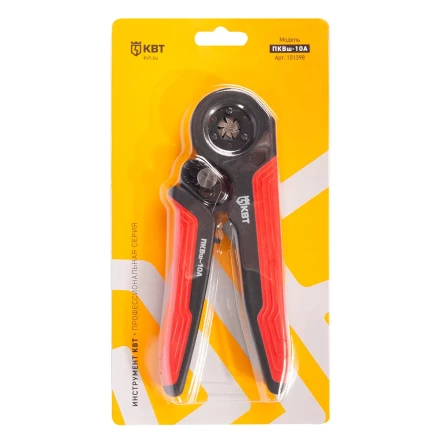 Пресс-клещи КВТ ПКВш-10А для опрессовки втулочных наконечников до 10 мм (101398) купить в Магнитогорске