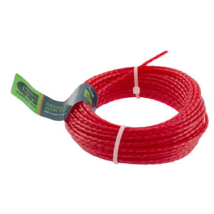 Леска для триммера квадратная витая, 2.4 мм х 10 м, Россия Сибртех 961755 купить в Магнитогорске