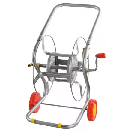 Катушка GRINDA для шланга 1/2&quot; x 100м, металлическая на колесах 8-428437 купить в Магнитогорске