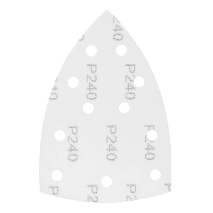 Треугольник абразивный на ворc. подложке под &quot;липучку&quot;, перф., P 240, 150х150х100 мм, 5 шт. Denzel 738667 купить в Магнитогорске