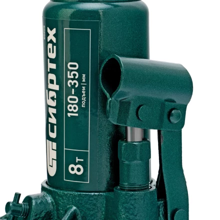 Домкрат гидравлический бутылочный Сибртех 50805, 8 т, 180-350 мм купить в Магнитогорске