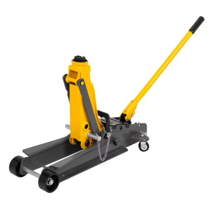 Домкрат гидравлический подкатной с фиксатором Denzel 51232, 2,5 т, 85-385 мм купить в Магнитогорске