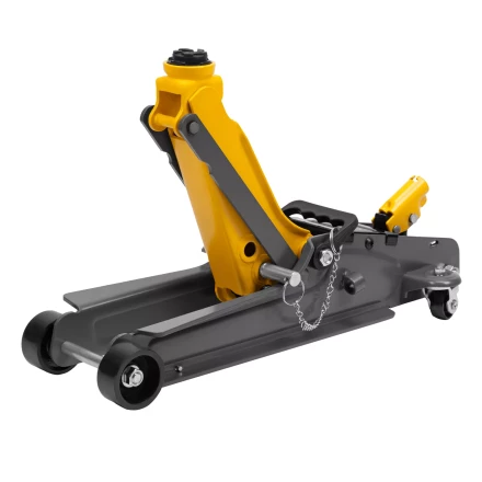 Домкрат гидравлический подкатной с фиксатором Denzel 51232, 2,5 т, 85-385 мм купить в Магнитогорске