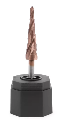 Ступенчатое сверло MESSER HSS CO 4-12х9 с кобальтовым покрытием и тремя спиральными канавками. купить в Магнитогорске