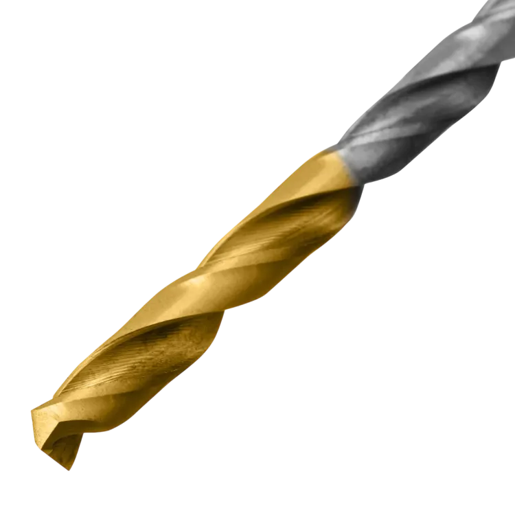 Набор сверл по металлу Denzel 723003, 1-10 мм, Р6М5-TiN, Golden Tip, 19 шт купить в Магнитогорске