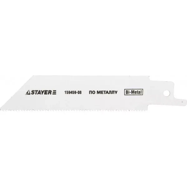 Полотно STAYER "PROFI" S522EF для сабельной эл. ножовки Bi-Met,тонколистовой, профильный металл, нерж сталь, цвет мет 159459-08 купить в Магнитогорске
