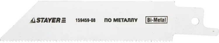 Полотно STAYER "PROFI" S522EF для сабельной эл. ножовки Bi-Met,тонколистовой, профильный металл, нерж сталь, цвет мет 159459-08 купить в Магнитогорске