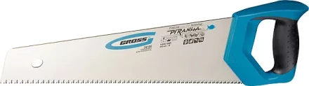 Ножовка по дереву &quot;PIRANHA&quot; 550 мм 7-8 TPI зуб - 3D каленый зуб 2-х комп. рук-ка GROSS 24102 купить в Магнитогорске
