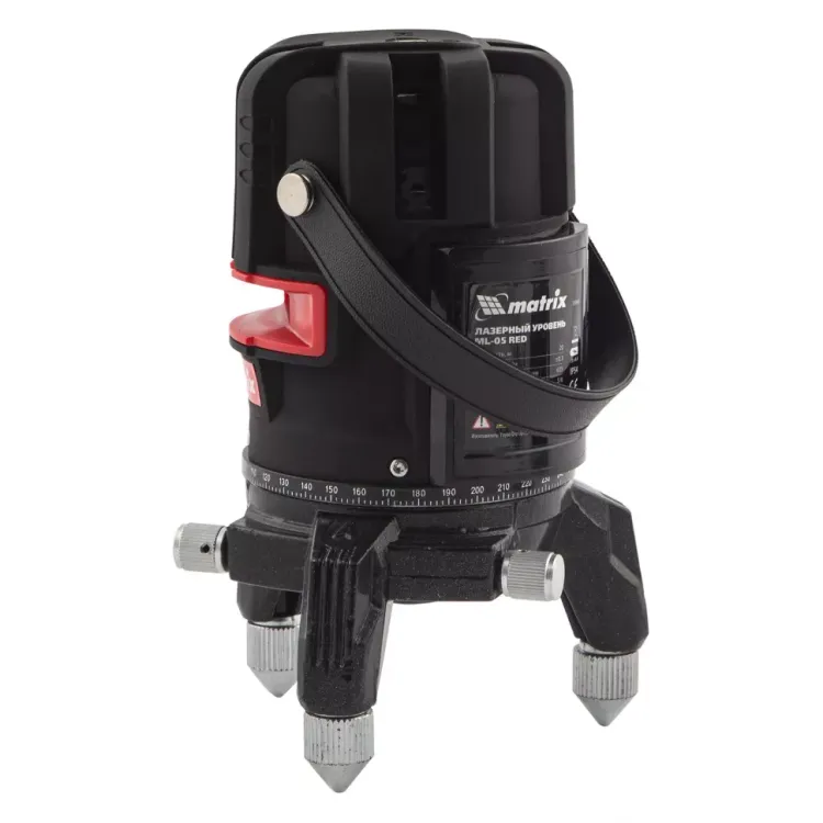 Лазерный уровень ML 05 Red, 20 м, 635 нм, резьба 5/8" Matrix 35066 купить в Магнитогорске