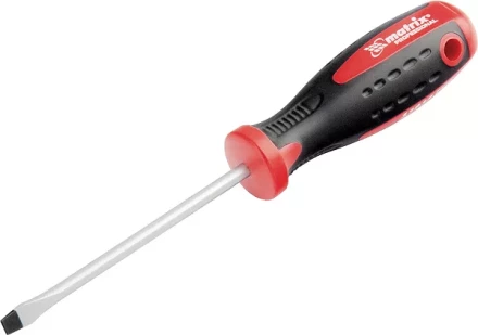 Отвертка Profi SL6,5 х 100 мм S2 двухкомп. рукоятка MATRIX 11820 купить в Магнитогорске